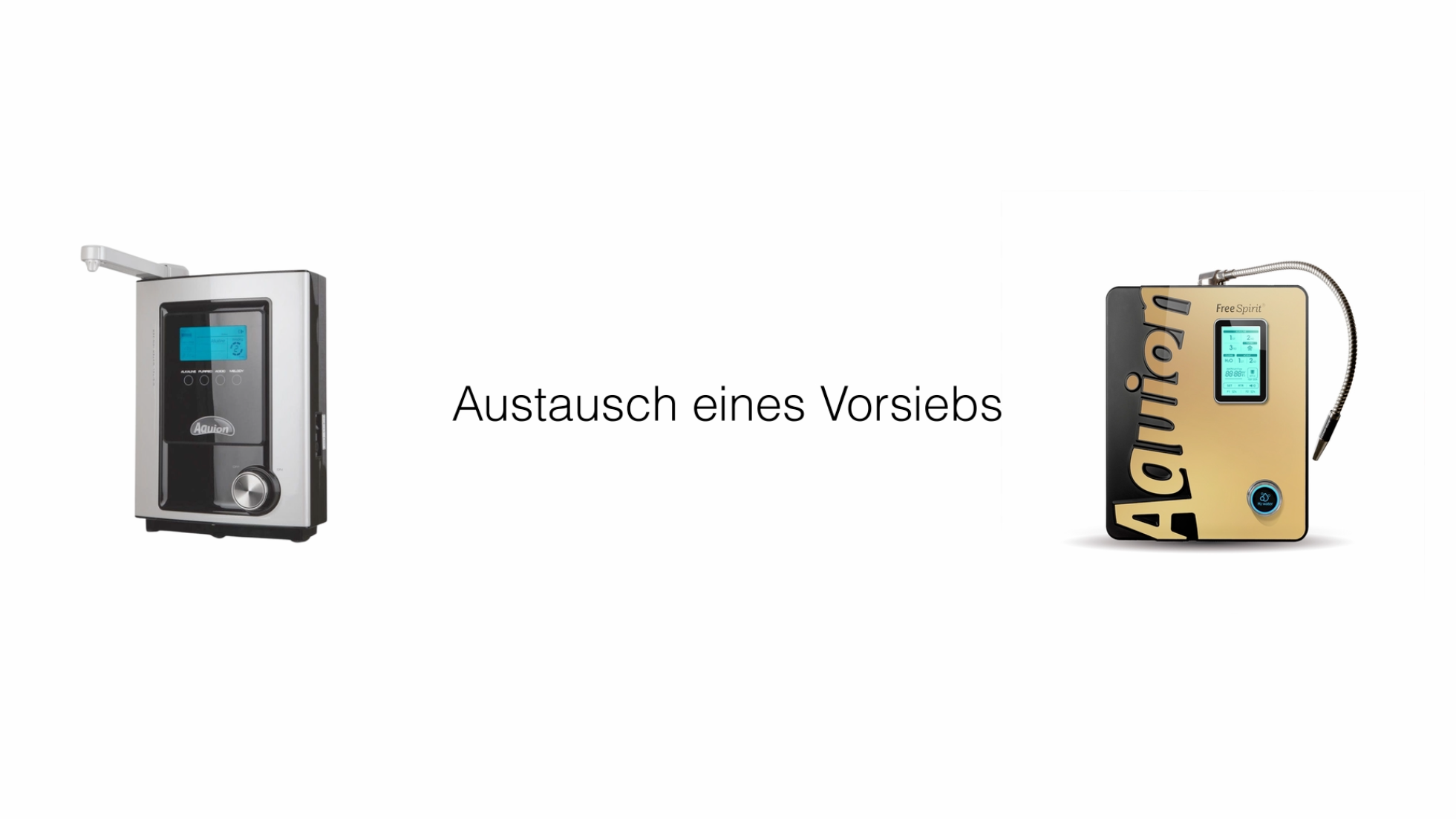 Video - Vorsieb bei einem AQUION-Wassersystem tauschen