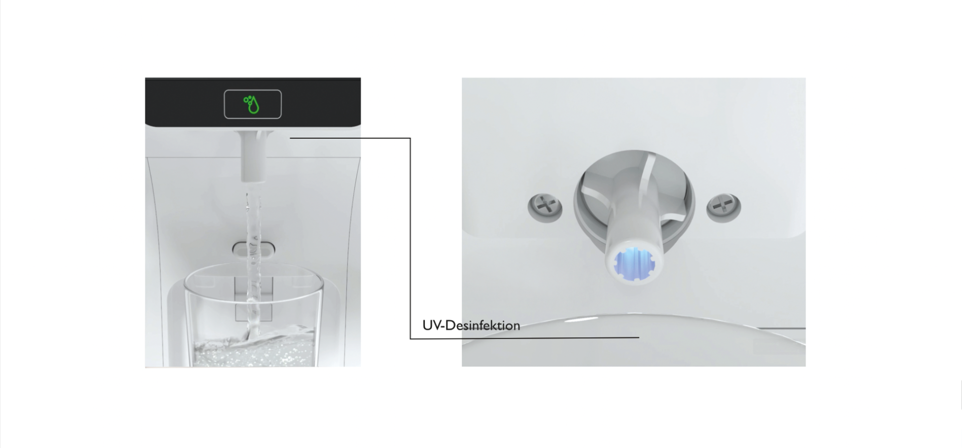 Aquion Genius UV-Desinfektion