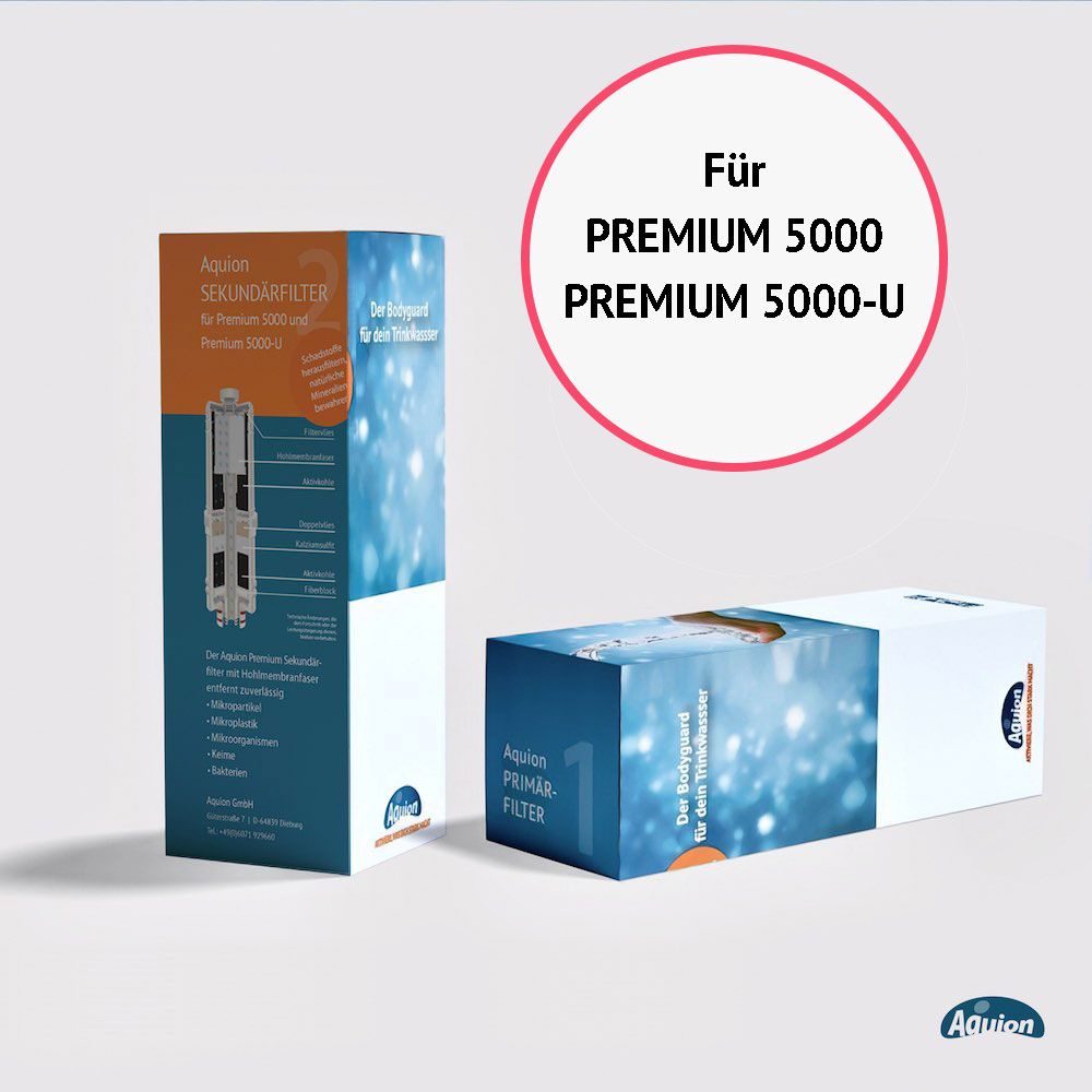 Aquion Premium 5000 und 5000-U Dual-Filterset